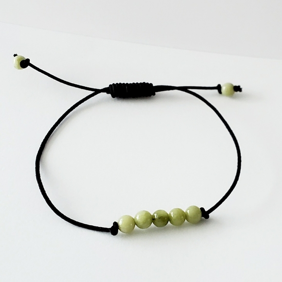 🌱Jade Natural Beads Bracelet with Purpose& Secret - Picture 2 of 3